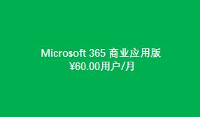 Microsoft 365 商业应用版（国际版）